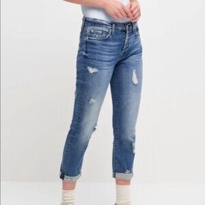 7 for All Mankind JOSEFINA WITH DESTROY & RELEASED HEM IN ALFRED  SZ 28 EUC